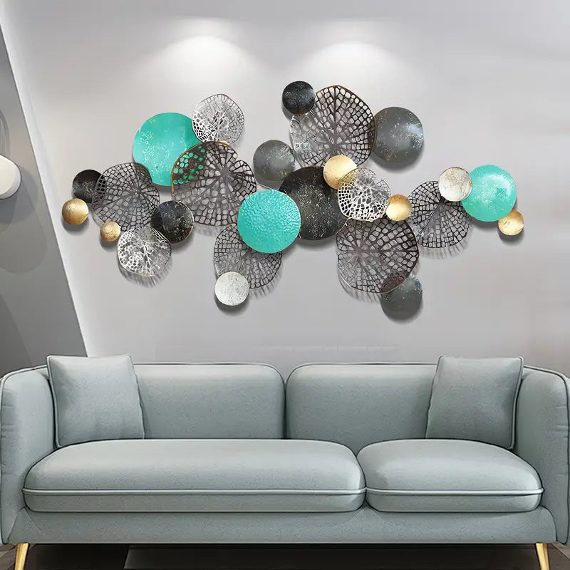3D Geometric Metal Wall Art Sculpture Bowlift