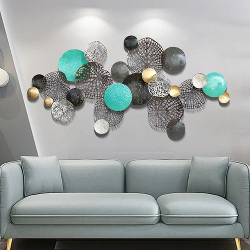 3D Geometric Metal Wall Art Sculpture Bowlift
