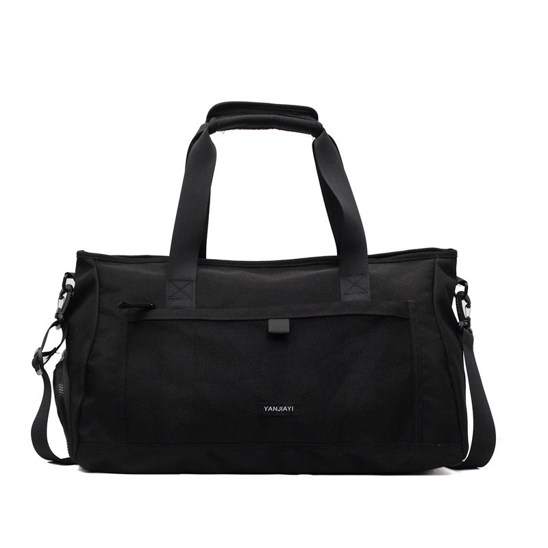Sporty travel bag with mesh structure and practical compartments Bowlift