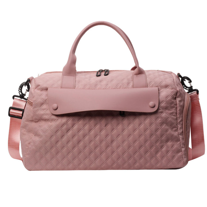 Quilted Travel Duffle Bag Bowlift
