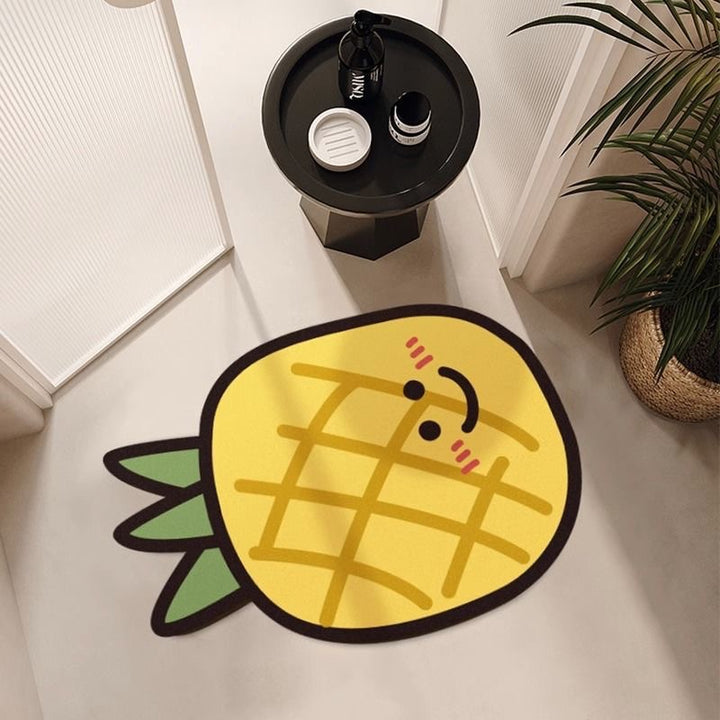 Fun Carrot-Shaped Bath Mat