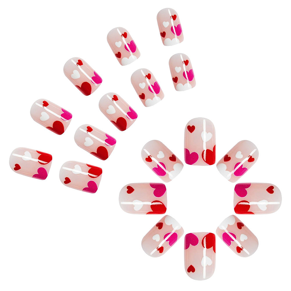 Heart-Themed Nail Art Set Bowlift