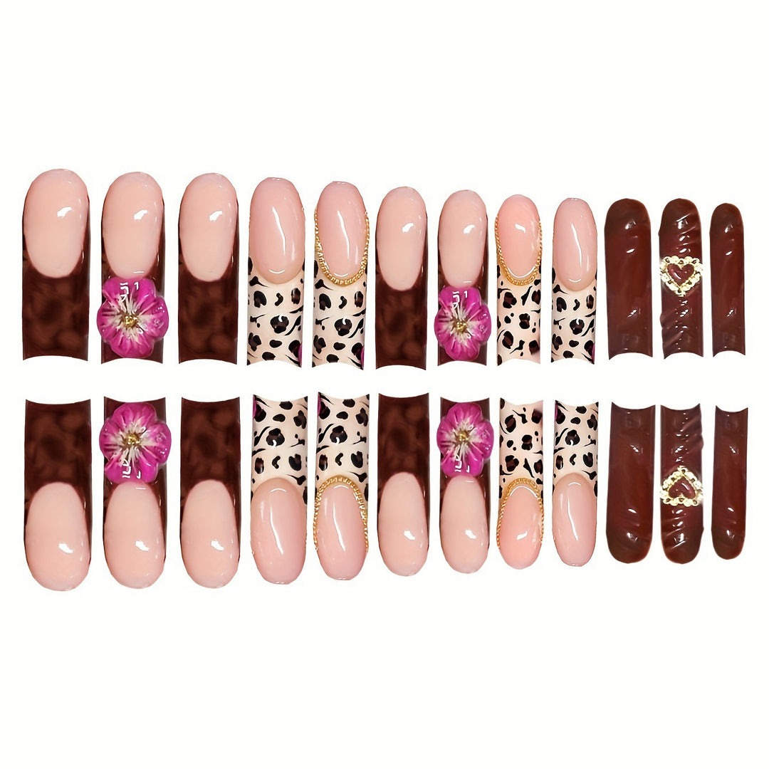 Decorative Artistic Press-On Nails Bowlift