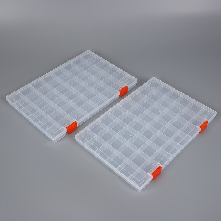 Transparent Multi-Grid Craft Organizer Bowlift