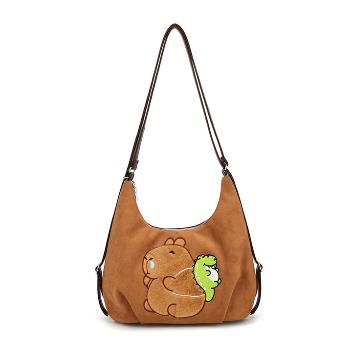 Shoulder bag with playful bear motif Bowlift