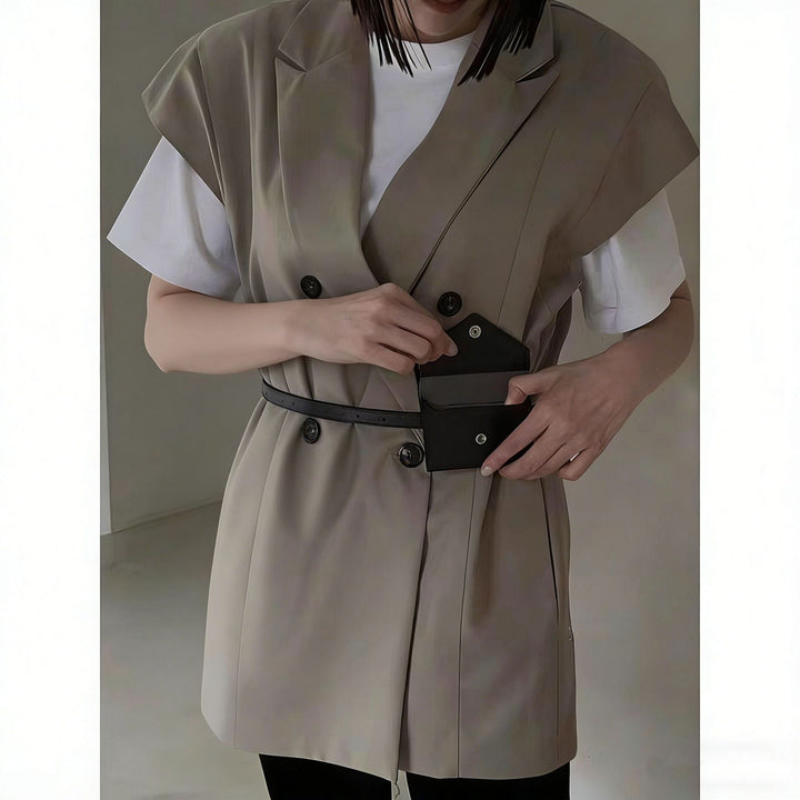 Leather Mini Pouch Belt Bag Bowlift