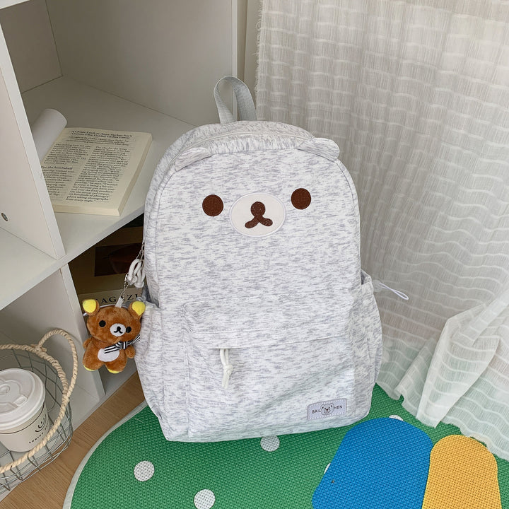 Cute Cartoon-Character Plush Backpack