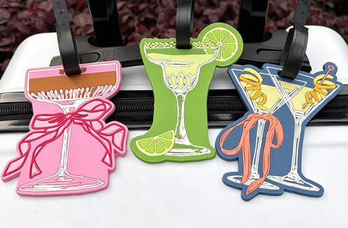 Cocktail Glass Shaped Luggage Tag Bowlift