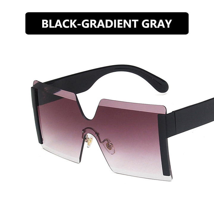 Women futuristic oversized sunglasses with striking design Bowlift