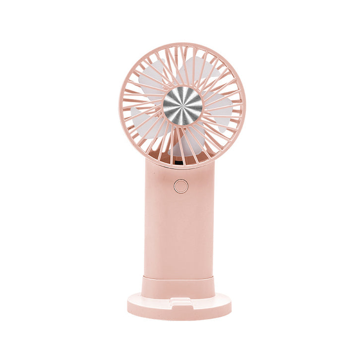 Unisex Portable Hand Fan with Rechargeable Battery and USB Port Bowlift