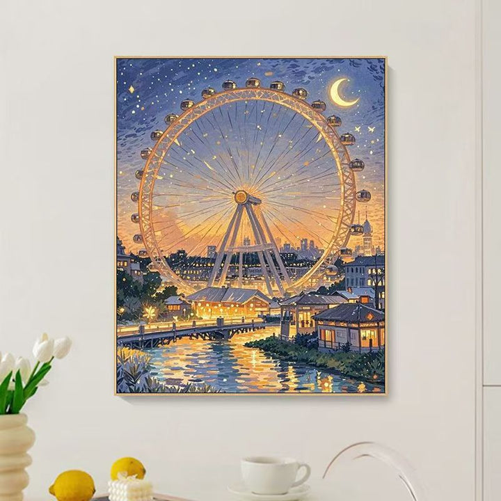 Artistic Cityscape Wall Art Print Bowlift