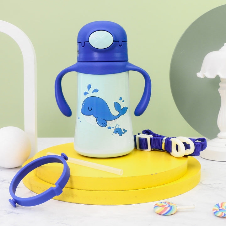Ladies Insulated Children’s Water Bottle in Playful Animal Design Bowlift