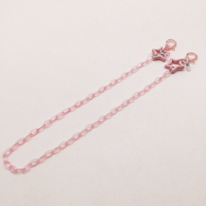 Fashionable glasses holder chain with star pendants Bowlift