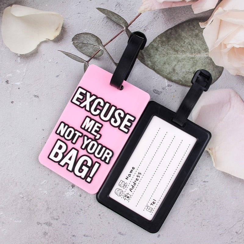 Humorous Travel Luggage Identifier Bowlift