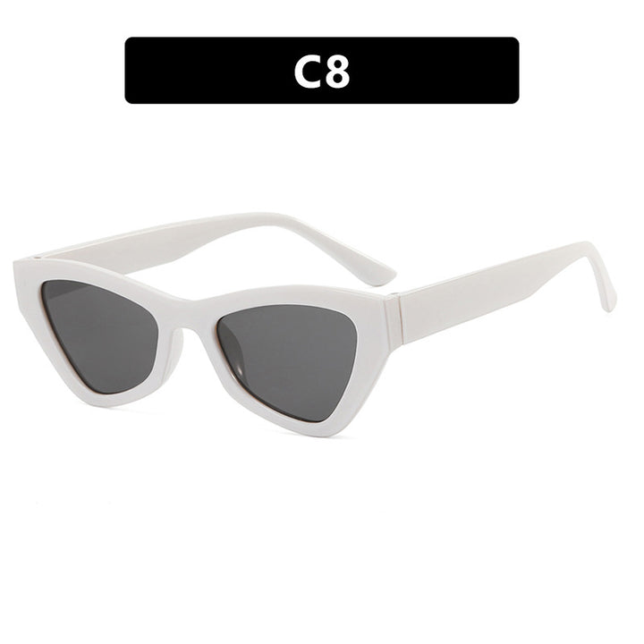 Women's fashion Cat-Eye sunglasses with transparent frame Bowlift