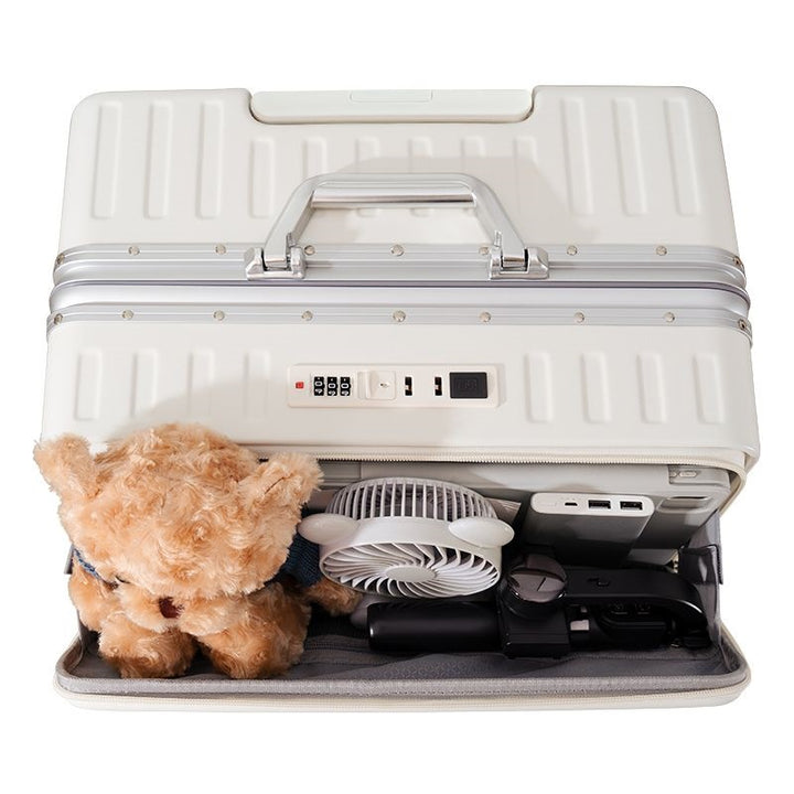 Trolley Suitcase With Innovative Storage Space And Integrated Security System Bowlift