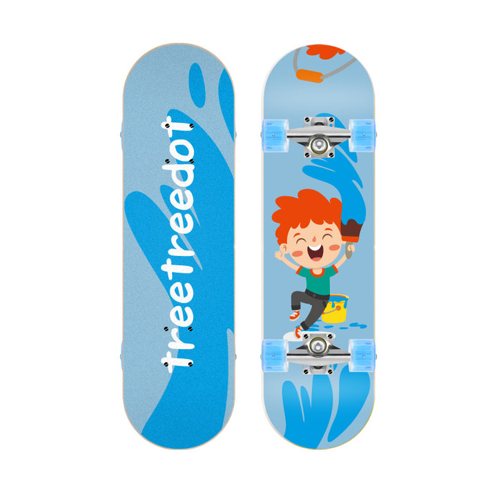 Unicorn-Themed Beginner Skateboard Bowlift