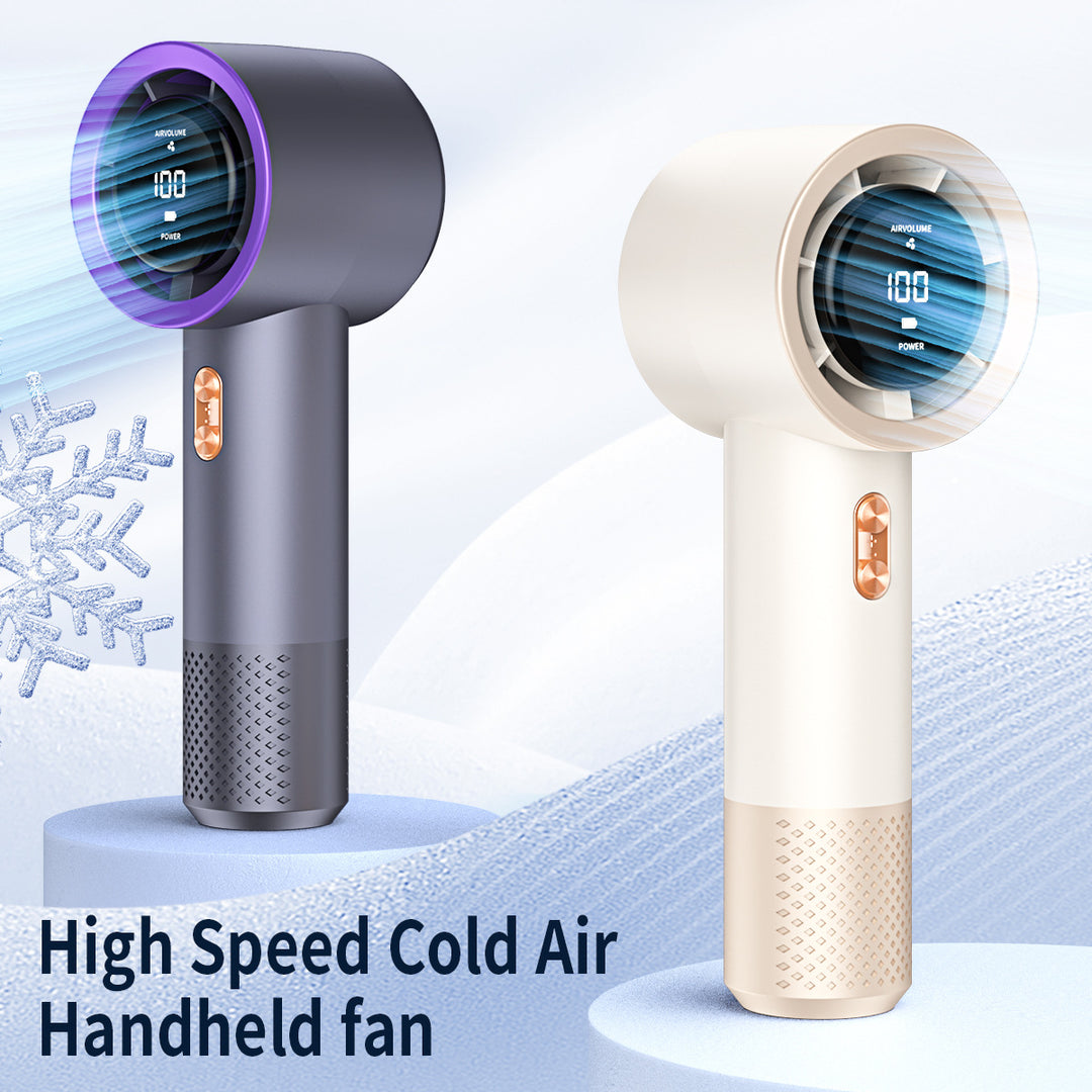 Unisex Smart Touchscreen Handheld Wind Control Fan Bowlift
