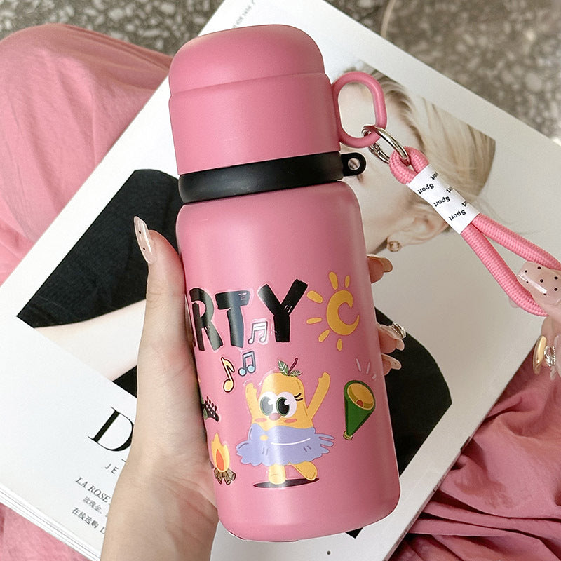 Women's Insulated Bottle with Cheerful Animal Design Bowlift
