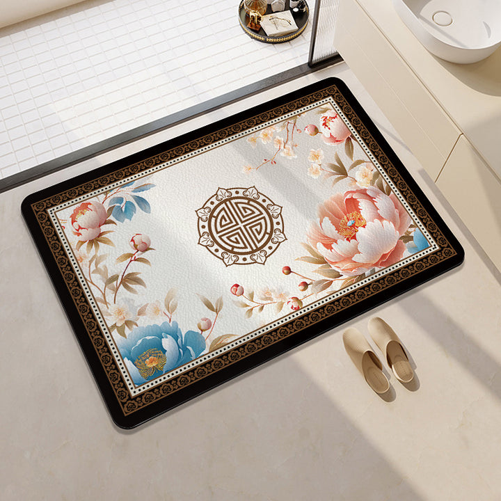 Playful Citrus-Themed Bathroom Mat Bowlift