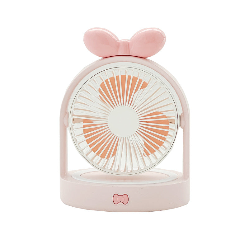 Unisex Portable Mini Fan in Elegant Flower Design Bowlift