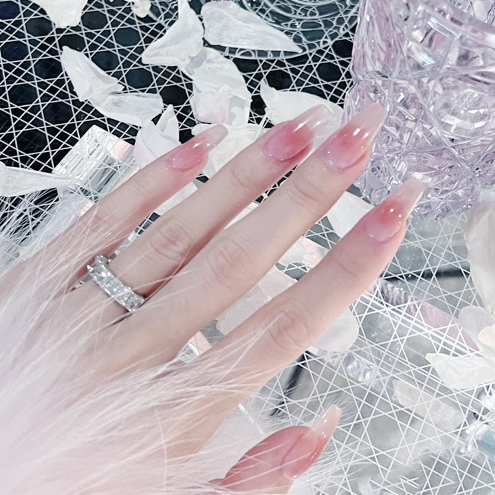 Acrylic nail set with elegant ombre effect Bowlift