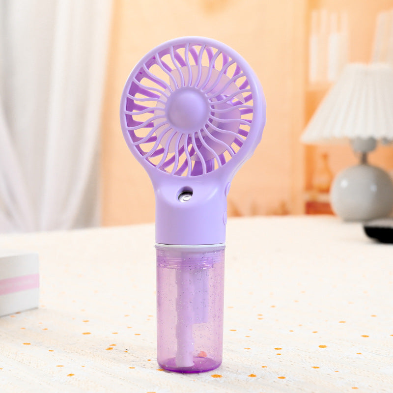 Women's Portable Handheld Fan with Spray Function Bowlift 1781628652