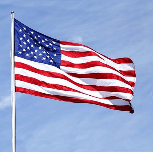 Unisex nan waterproof outdoor decoration flag with fifty stars motif and reinforced eyelets Bowlift