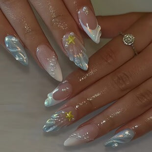 Elegant Gel Nail Art Extensions Bowlift