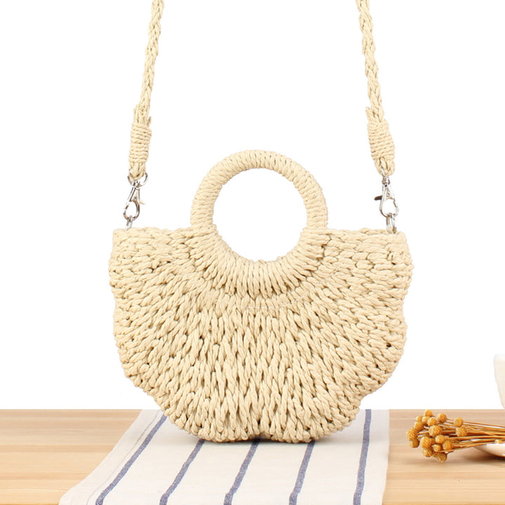 Handbag with Curved Design and Fashionable Handle Bowlift