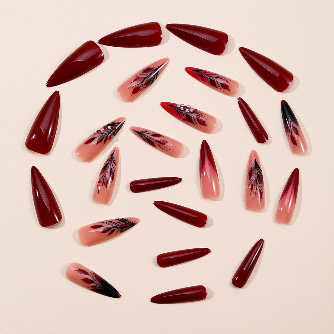 Elegant Stiletto Nail Extensions Bowlift 1789713533