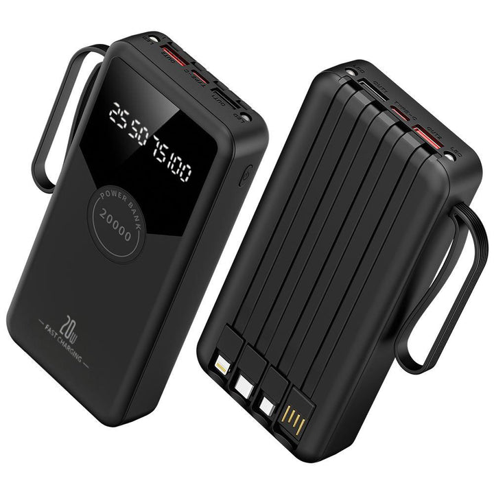 Power bank with fast charging function and LED display Bowlift