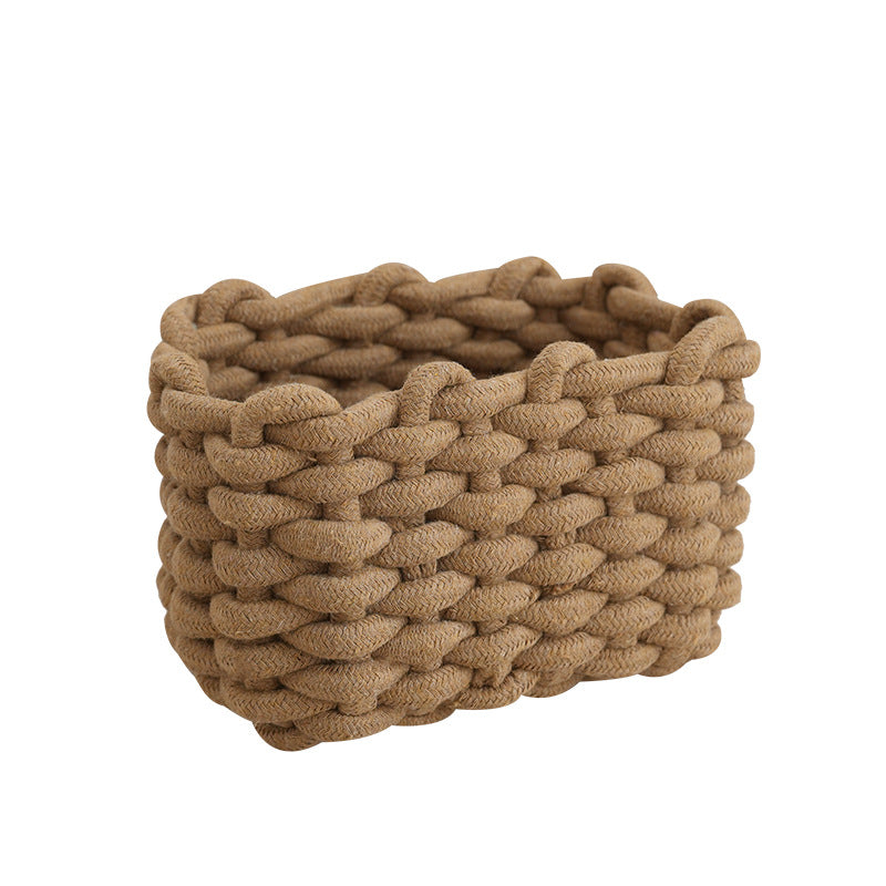 Storage basket with braided design Bowlift