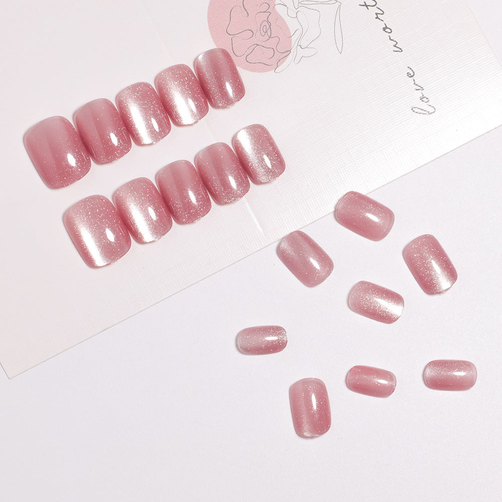 Shimmering Gradient Press-On Nail Set Bowlift