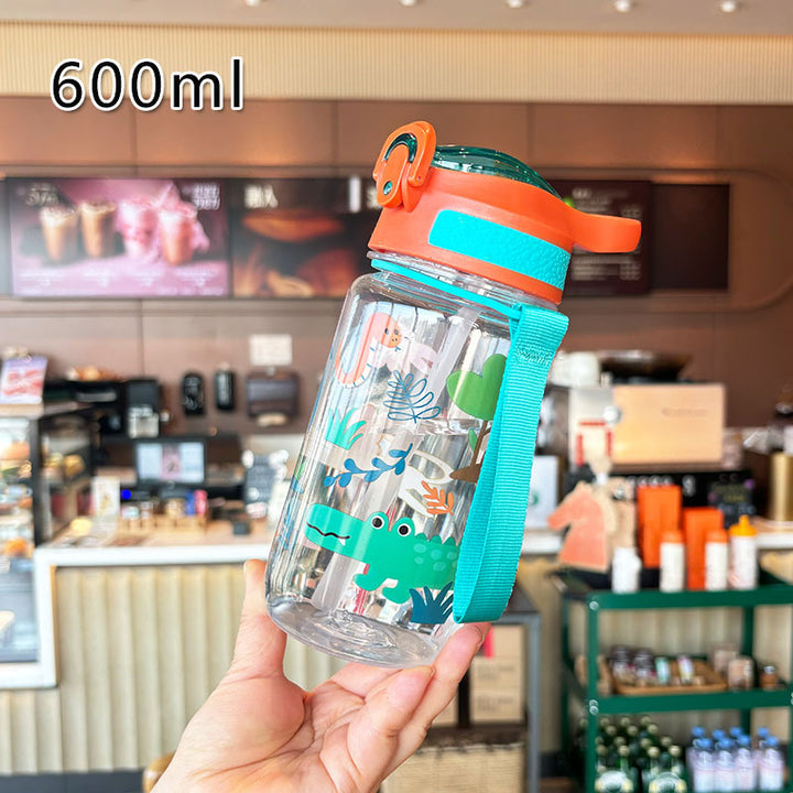 Women's Child-Friendly Drinking Bottle with Dinosaur Design Bowlift