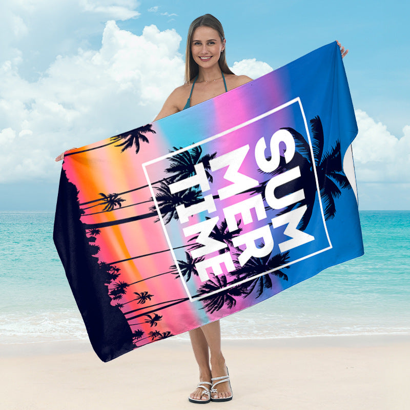 Beach towel with artistic mandala design Bowlift