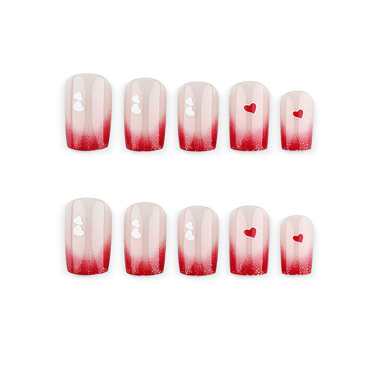 Romantic Nail Art with Heart Motifs Bowlift