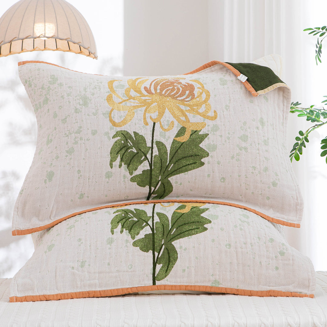 Women Decorative Pillow with Floral Pattern and High-Quality Cotton Bowlift