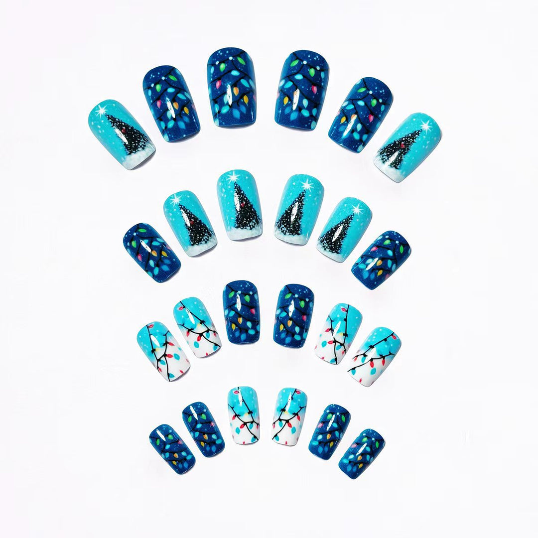 Artistic Holiday Nail Art Bowlift