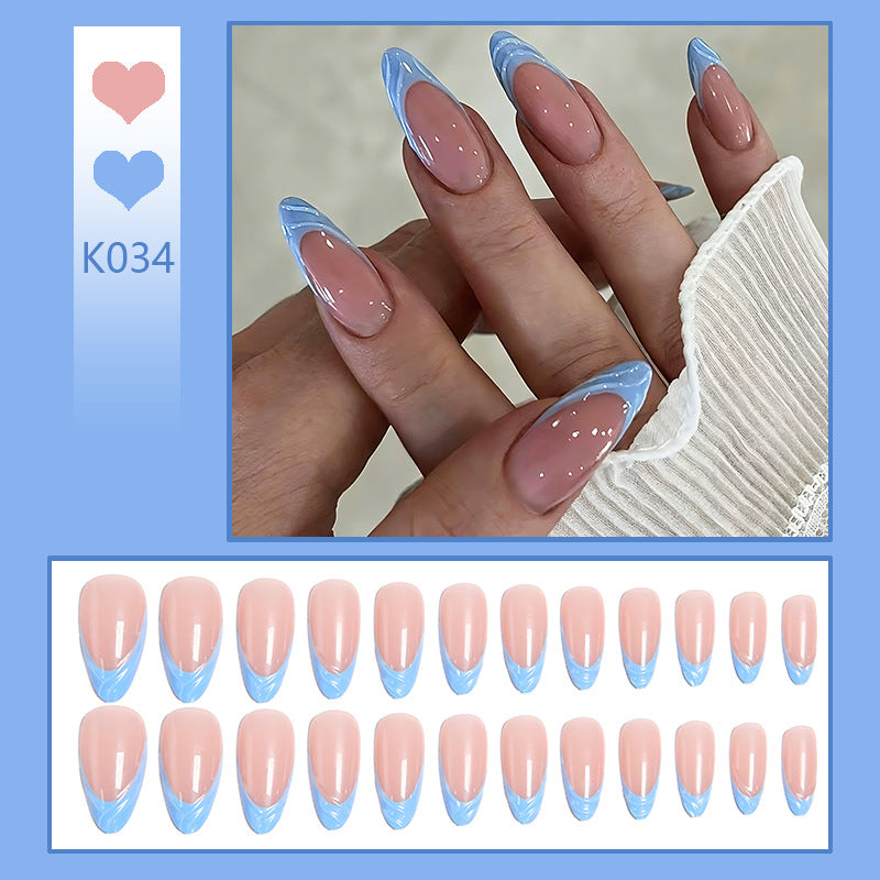 Elegant artificial nails with curved tips Bowlift
