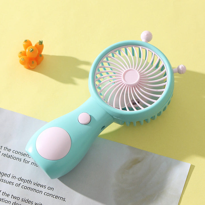 Unisex Portable Hand Fan with Flexible Handle and Stylish Design Bowlift