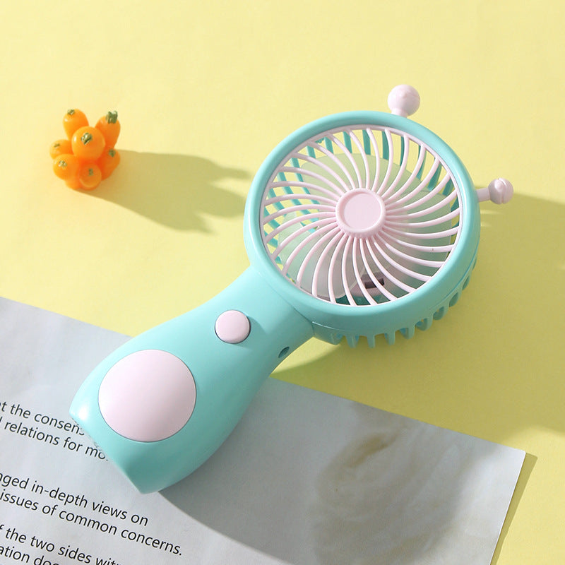 Women's portable hand fan with ergonomic design and quiet fan speeds Bowlift