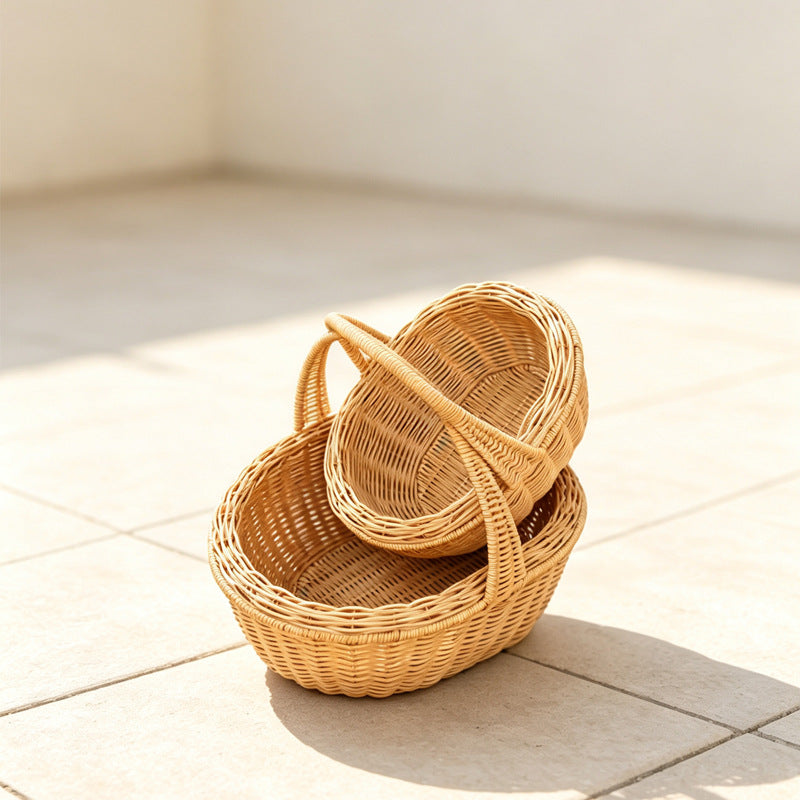 Woven Storage Baskets Set Bowlift
