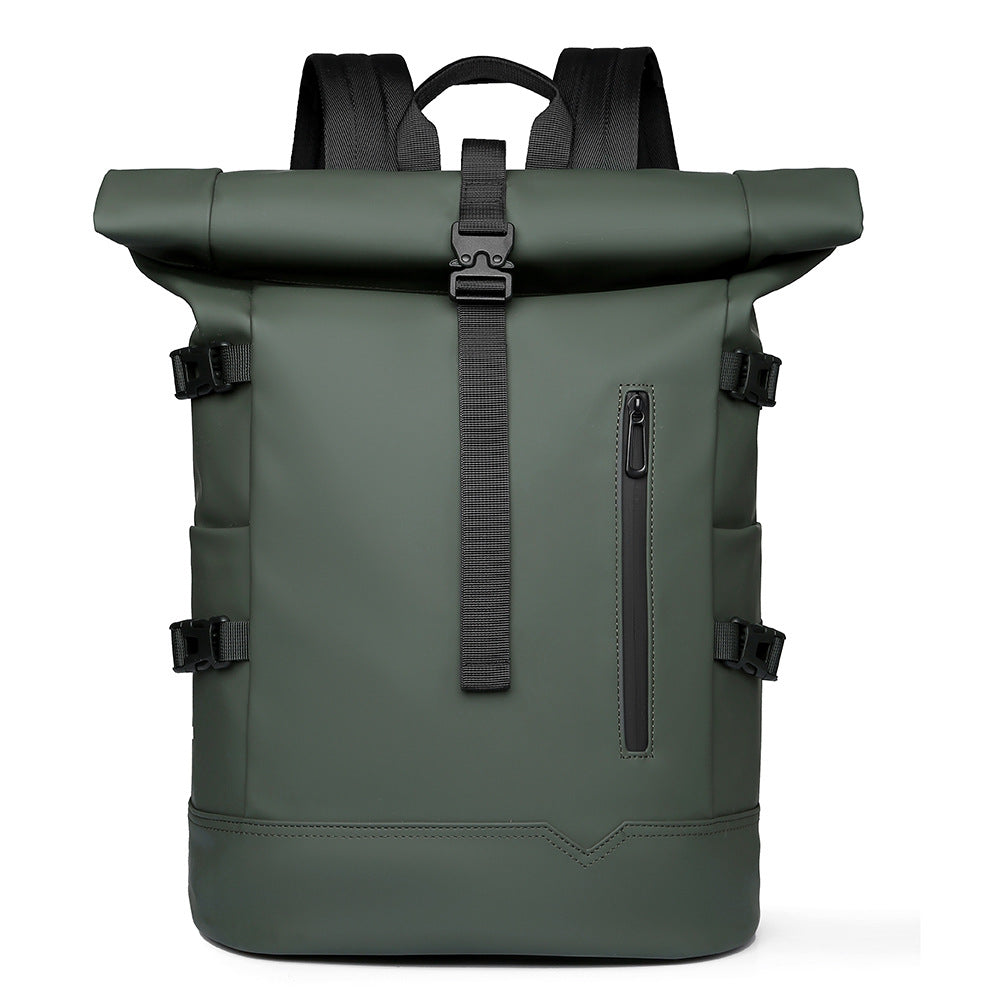 Stylish Roll-Top Waterproof Backpack Bowlift