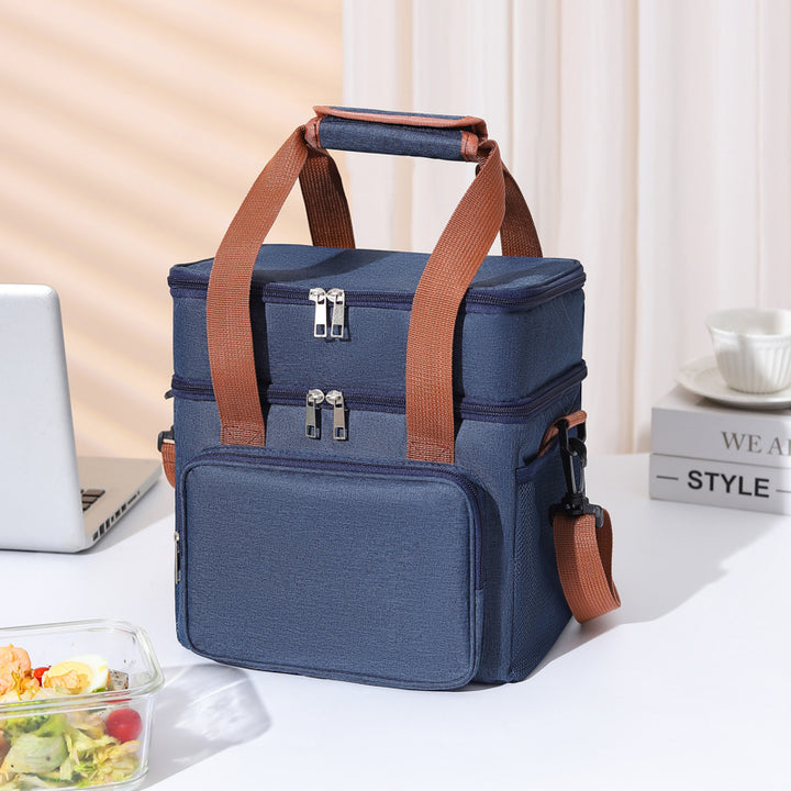 Insulated Multi-Compartment Food Cooler Tote Bowlift