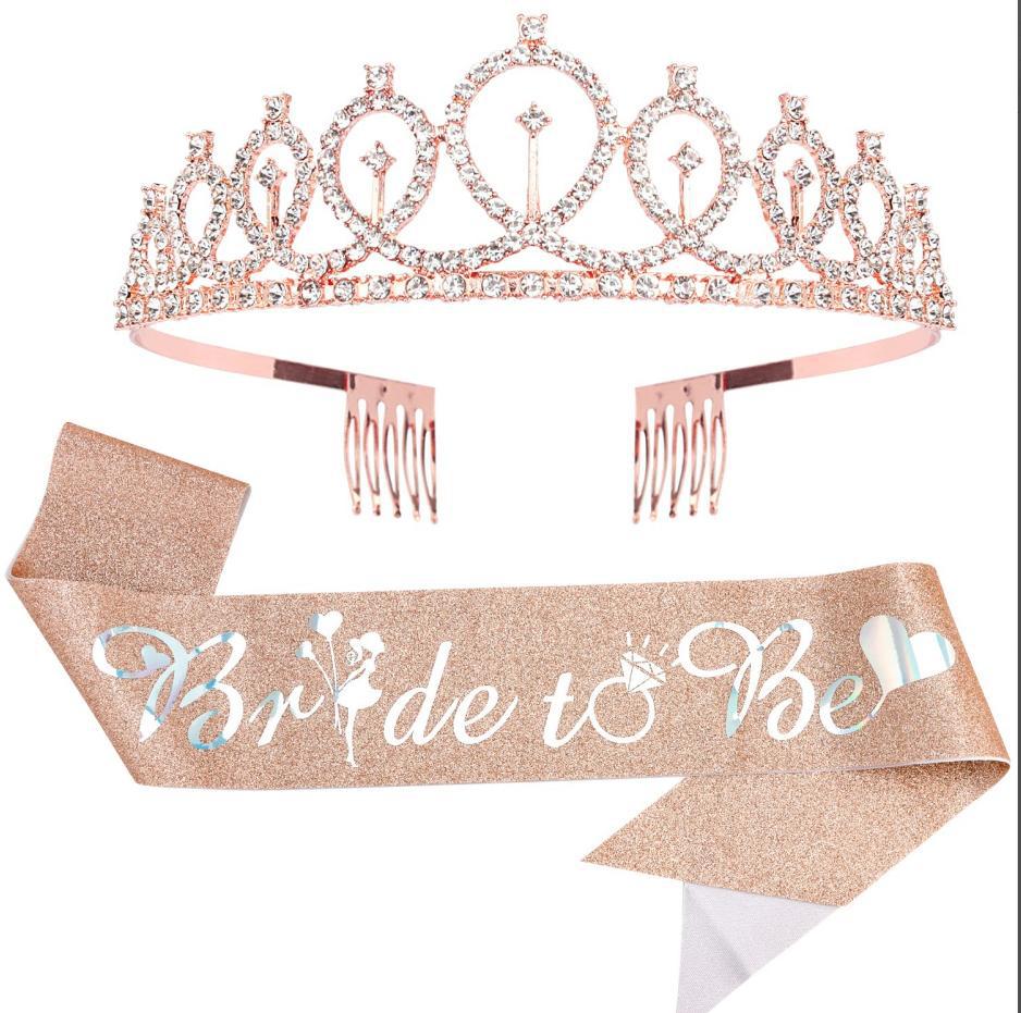 Women Glittering Tiara with Elegant Design Bowlift