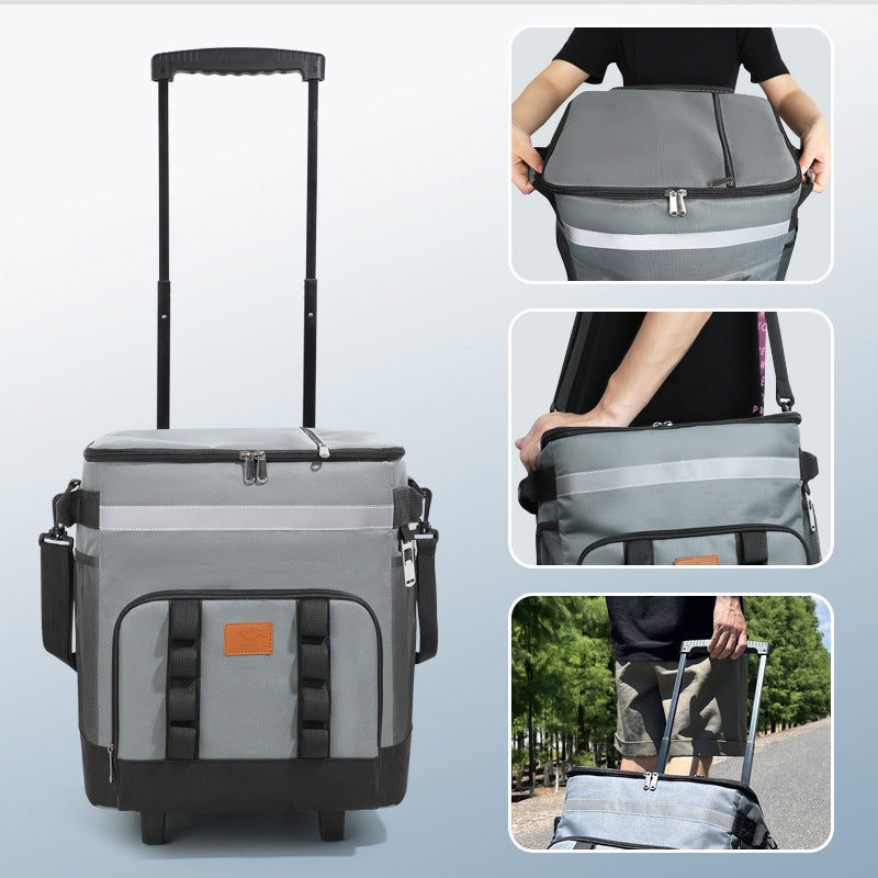 Women's travel cooler bag with telescopic handle Bowlift