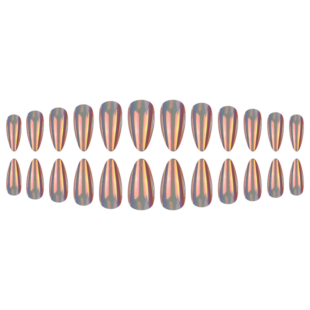 Elegant Long Stiletto Press-On Nails Bowlift
