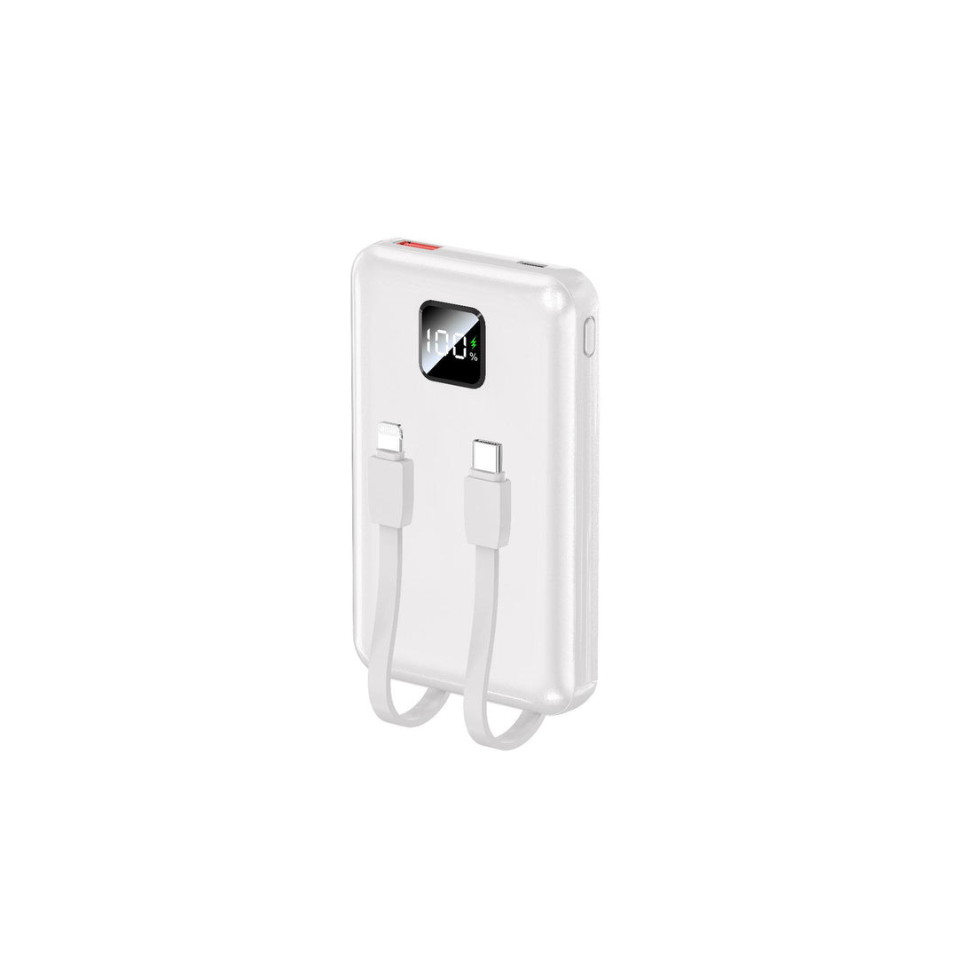 Portable power bank with integrated dual USB port and state-of-the-art LED display Bowlift