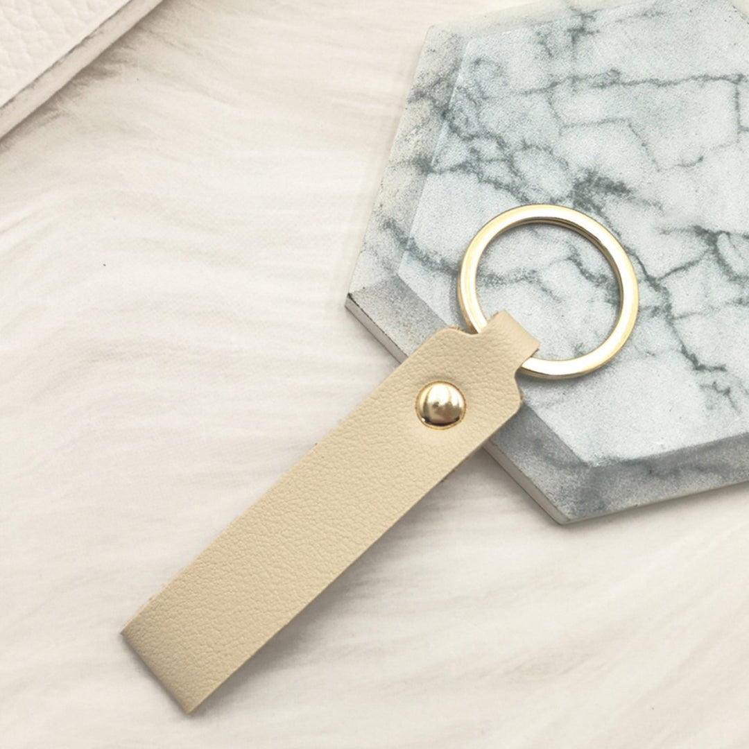 Unisex keychain made of high-quality artificial leather with stylish design Bowlift
